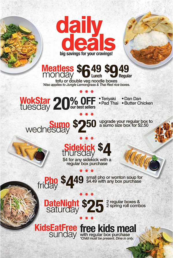 Daily Deals – Wok Box