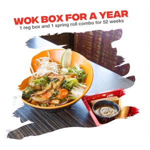 WOK BOX FOR A YEAR!