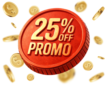 25% Promo-Motion Blur-Coin